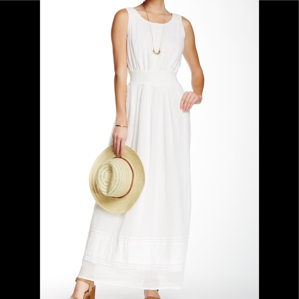 J. McLaughlin white maxi dress